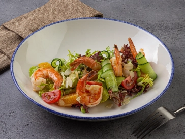 Salat s krevetkami 1 фото